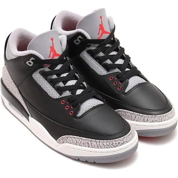 Nike Air Jordan 3 ブラック/グレー/レッド BRED 28.5 Nike Air Jordan 3 ブラック/グレー/レッド BRED 28.5 - メルカリ